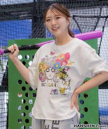462024:阪神タイガース×ScoLar スカラー花柄xちいさなトラのこども柄Tシャツ