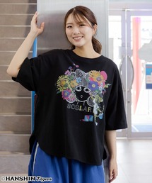 462024:阪神タイガース×ScoLar スカラー花柄xちいさなトラのこども柄Tシャツ