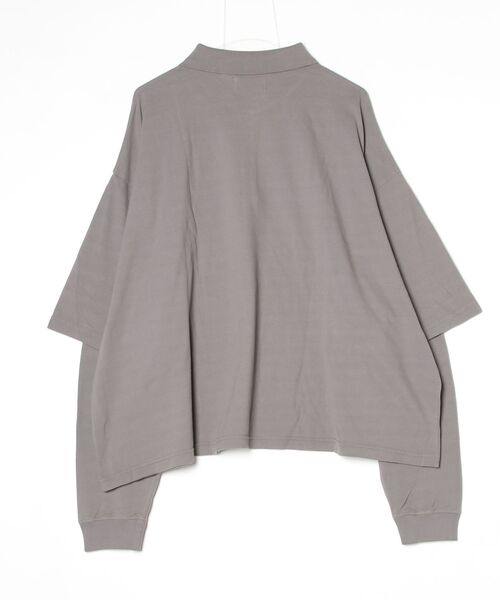 C.E.L.STORE(セルストア)の「THE MAGUEY / ザ マゲイ LAYERED POLO レイヤードポロシャツ(ポロシャツ・メンズ・チャコールグレー・LARGE/MEDIUM)」の9枚目の写真