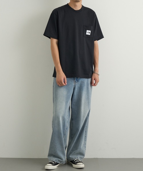 THE NORTH FACE(ザノースフェイス)の「【THE NORTH FACE】S/S SQ LG POCKET T(Tシャツ/カットソー・メンズ・ネイビー/ブラック・M/L)」の10枚目の写真