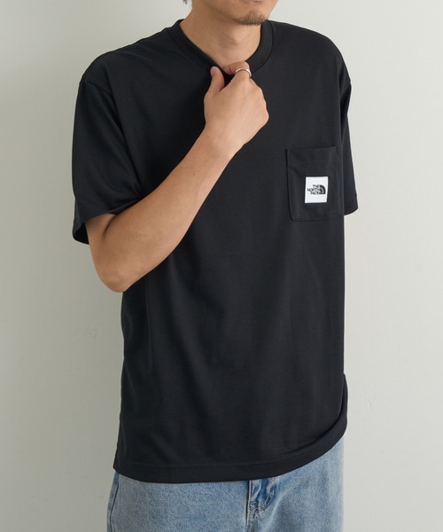 THE NORTH FACE(ザノースフェイス)の「【THE NORTH FACE】S/S SQ LG POCKET T(Tシャツ/カットソー・メンズ・ネイビー/ブラック・M/L)」の5枚目の写真