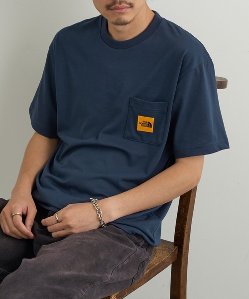 THE NORTH FACE(ザノースフェイス)の「【THE NORTH FACE】S/S SQ LG POCKET T(Tシャツ/カットソー・メンズ・ネイビー/ブラック・M/L)」の17枚目の写真