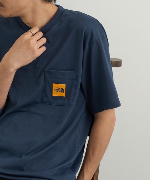 THE NORTH FACE(ザノースフェイス)の「【THE NORTH FACE】S/S SQ LG POCKET T(Tシャツ/カットソー・メンズ・ネイビー/ブラック・M/L)」の13枚目の写真