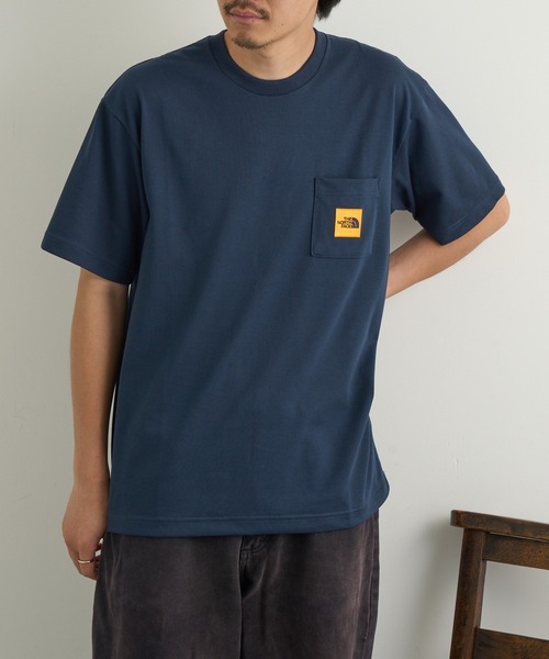 THE NORTH FACE(ザノースフェイス)の「【THE NORTH FACE】S/S SQ LG POCKET T(Tシャツ/カットソー・メンズ・ネイビー/ブラック・M/L)」の14枚目の写真