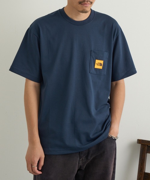 THE NORTH FACE(ザノースフェイス)の「【THE NORTH FACE】S/S SQ LG POCKET T(Tシャツ/カットソー・メンズ・ネイビー/ブラック・M/L)」の16枚目の写真
