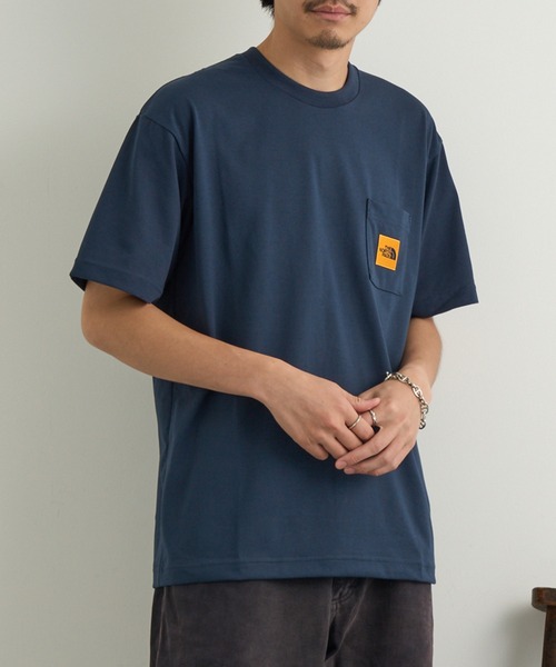 THE NORTH FACE(ザノースフェイス)の「【THE NORTH FACE】S/S SQ LG POCKET T(Tシャツ/カットソー・メンズ・ネイビー/ブラック・M/L)」の15枚目の写真