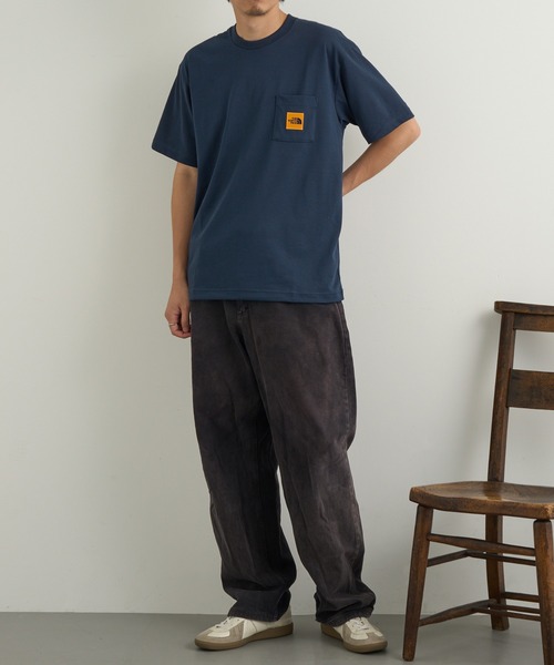 THE NORTH FACE(ザノースフェイス)の「【THE NORTH FACE】S/S SQ LG POCKET T(Tシャツ/カットソー・メンズ・ネイビー/ブラック・M/L)」の19枚目の写真