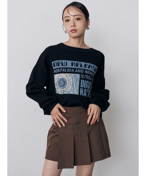 MURUA（ムルーア）の「ベルテッドアシメプリーツスカパン（その他パンツ・レディース・ブラウン/ブラック/グレー・2/1）」の18枚目の写真