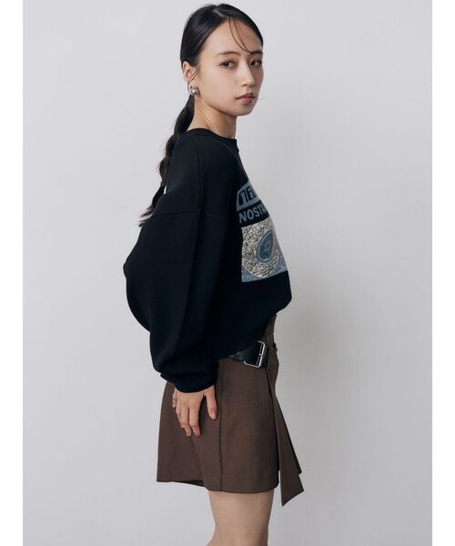 MURUA（ムルーア）の「ベルテッドアシメプリーツスカパン（その他パンツ・レディース・ブラウン/ブラック/グレー・2/1）」の20枚目の写真