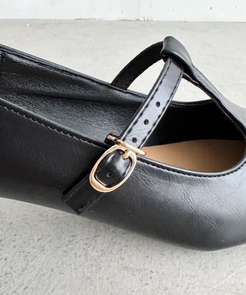 wears（ウェアーズ）の「【ローヒール】ポインテッドトゥTストラップ メリージェーンパンプス（パンプス・レディース・ブラウン/ブラック/オフホワイト・23.5cm/24.5cm）」の10枚目の写真