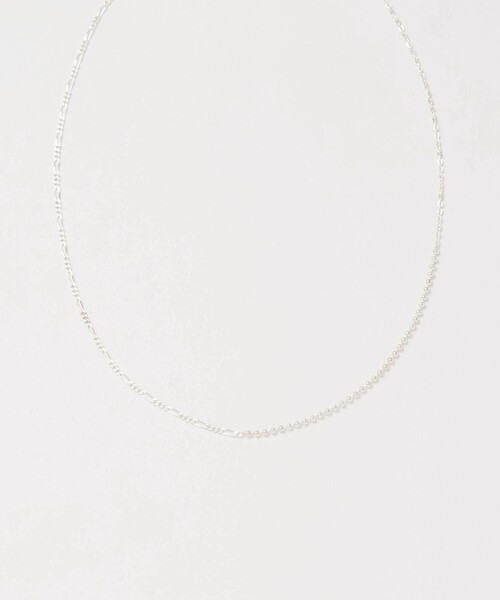 BEAUTY&YOUTH UNITED ARROWS(ビューティーアンドユースユナイテッドアローズ)の「<eoa>パターン スリム チェーン ネックレス(ネックレス・メンズ・シルバー・FREE)」の1枚目の写真