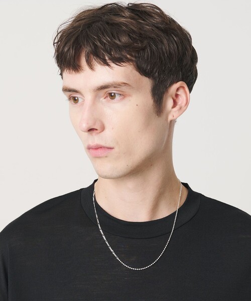 BEAUTY&YOUTH UNITED ARROWS(ビューティーアンドユースユナイテッドアローズ)の「<eoa>パターン スリム チェーン ネックレス(ネックレス・メンズ・シルバー・FREE)」の2枚目の写真