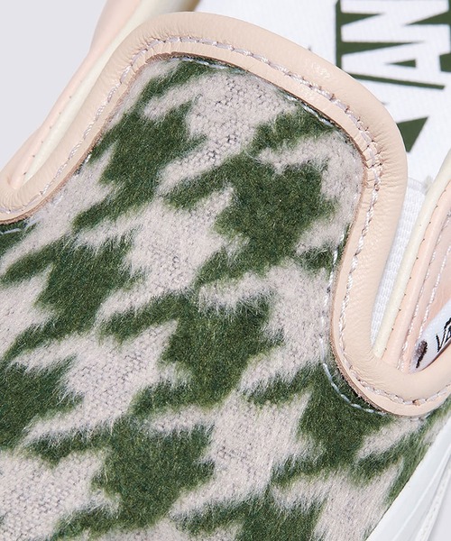 VANS(バンズ)の「VANS PREMIUM スリッポン 98 / Slip-On Reissue 98 LX HOUNDSTO VN000CSEYWC1(スリッポン・メンズ・ピンク・8)」の6枚目の写真