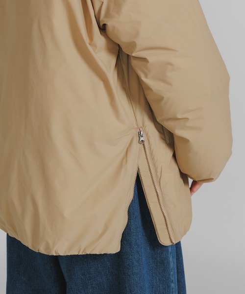 NANGA(ナンガ)の「NANGA / STAND COLLAR DOWN JACKET W / ND2442-1A602 秋服 冬服(ダウンジャケット/コート・レディース・イエロー・S)」の3枚目の写真