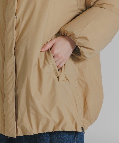 NANGA(ナンガ)の「NANGA / STAND COLLAR DOWN JACKET W / ND2442-1A602 秋服 冬服(ダウンジャケット/コート・レディース・イエロー・S)」の5枚目の写真