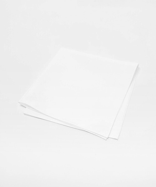 UNITED ARROWS（ユナイテッドアローズ）の「ポプリン ハンカチ（バンダナ/スカーフ・メンズ・ホワイト/その他1/その他2・FREE）」の2枚目の写真