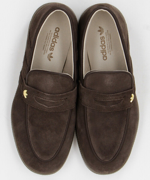adidas（アディダス）の「adidas/アディダス HANDBALL SPEZIAL LOAFER[23.0cm~24.5cmサイズ展開]/ハンドボール スペツィアル ローファー（スニーカー・レディース・ブラウン・23.5cm/24.0cm/24.5cm）」の2枚目の写真