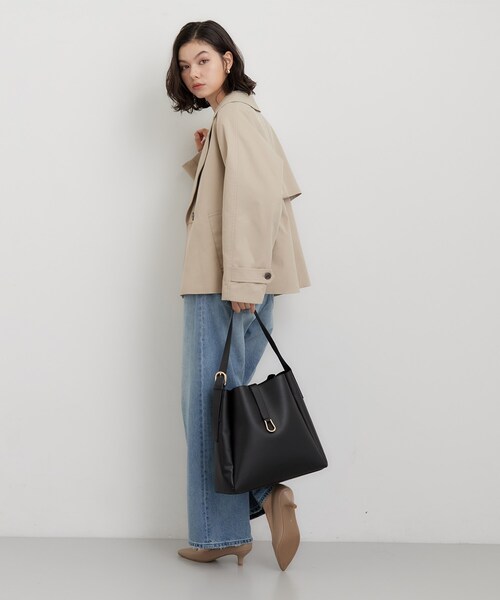 THE SHOP TK (ザ ショップ ティーケー )の「スエード調&スムースワンショルダーバッグ(ショルダーバッグ・レディース・カーキ系3/ブラック/ピンク系その他・00)」の16枚目の写真