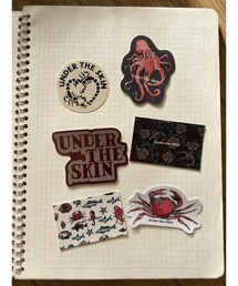 ability（アビリティ）の「Under the Skin アンダーザスキン/ グラフィックステッカー 6枚セット アートステッカー シール //// UTS-004（ステッカー/テープ）」