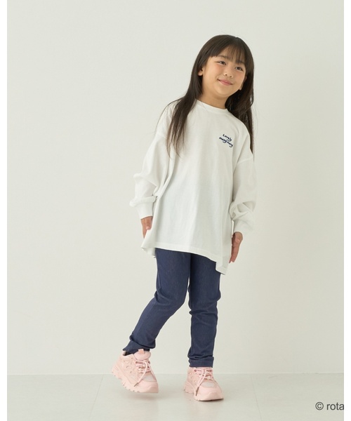 Lycee mine(リセマイン)の「メローシンプルレギンス(レギンス/スパッツ・キッズ・ブルー・90cm)」の10枚目の写真