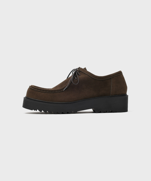 FIRENZE ATELIER（フィレンツェアトリエ）の「[SECOND.A] スエード5CMモックシューズ2NDF3300BS[BROWN]（モカシン/デッキシューズ・メンズ・ブラウン・28cm/24cm/25cm/26cm/27cm）」の11枚目の写真