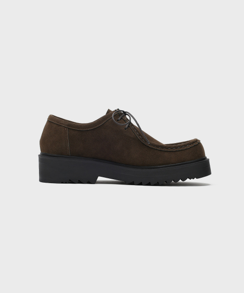FIRENZE ATELIER（フィレンツェアトリエ）の「[SECOND.A] スエード5CMモックシューズ2NDF3300BS[BROWN]（モカシン/デッキシューズ・メンズ・ブラウン・28cm/24cm/25cm/26cm/27cm）」の12枚目の写真