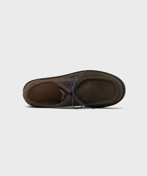 FIRENZE ATELIER（フィレンツェアトリエ）の「[SECOND.A] スエード5CMモックシューズ2NDF3300BS[BROWN]（モカシン/デッキシューズ・メンズ・ブラウン・28cm/24cm/25cm/26cm/27cm）」の9枚目の写真