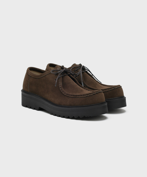 FIRENZE ATELIER（フィレンツェアトリエ）の「[SECOND.A] スエード5CMモックシューズ2NDF3300BS[BROWN]（モカシン/デッキシューズ・メンズ・ブラウン・28cm/24cm/25cm/26cm/27cm）」の7枚目の写真