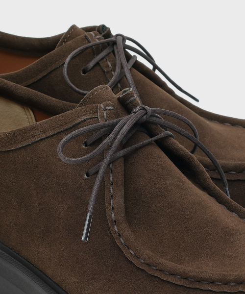 FIRENZE ATELIER（フィレンツェアトリエ）の「[SECOND.A] スエード5CMモックシューズ2NDF3300BS[BROWN]（モカシン/デッキシューズ・メンズ・ブラウン・28cm/24cm/25cm/26cm/27cm）」の5枚目の写真