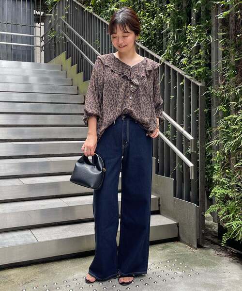 Levi's(リーバイス)の「Levi’s/リーバイス SLOBE別注 CINCH WIDE LEG デニムパンツ 【洗濯機使用可能】(デニムパンツ・レディース・ネイビー/ブルー・26cm/25cm/24cm/29cm/23cm/28cm/27cm)」の20枚目の写真