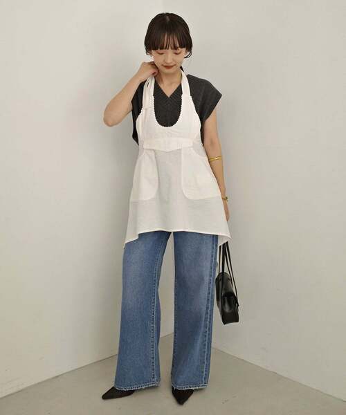Levi's(リーバイス)の「Levi’s/リーバイス SLOBE別注 CINCH WIDE LEG デニムパンツ 【洗濯機使用可能】(デニムパンツ・レディース・ネイビー/ブルー・26cm/25cm/24cm/29cm/23cm/28cm/27cm)」の3枚目の写真