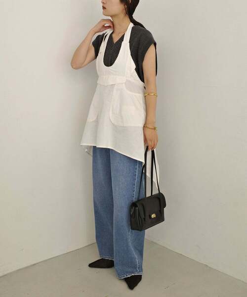 Levi's(リーバイス)の「Levi’s/リーバイス SLOBE別注 CINCH WIDE LEG デニムパンツ 【洗濯機使用可能】(デニムパンツ・レディース・ネイビー/ブルー・26cm/25cm/24cm/29cm/23cm/28cm/27cm)」の4枚目の写真