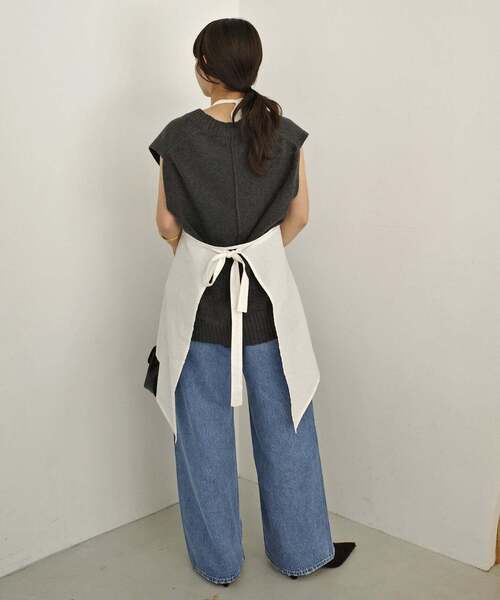 Levi's(リーバイス)の「Levi’s/リーバイス SLOBE別注 CINCH WIDE LEG デニムパンツ 【洗濯機使用可能】(デニムパンツ・レディース・ネイビー/ブルー・26cm/25cm/24cm/29cm/23cm/28cm/27cm)」の5枚目の写真