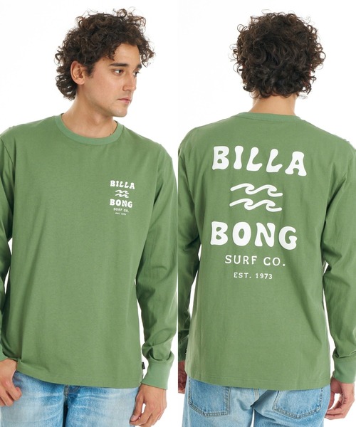 BILLABONG(ビラボン)の「BILLABONG メンズ ONE TIME ロンT 【2026年秋冬モデル】/ビラボンバックプリント長袖ロンT(Tシャツ/カットソー・メンズ・グリーン系その他/ブラック系その他/クリーム・LARGE/MEDIUM/SMALL/X-LARGE)」の21枚目の写真