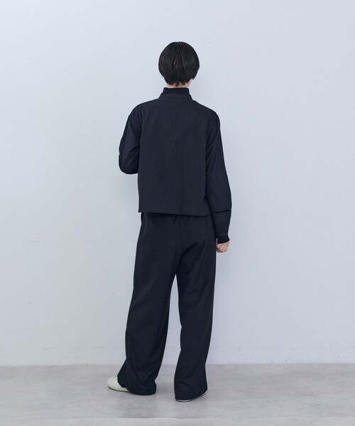 ADIEU TRISTESSE(アデュートリステス)の「インドポプリンレースブラウス(シャツ/ブラウス・レディース・アイボリー/ブラック・38)」の10枚目の写真