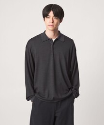 スノーダイ ウール ニット 長袖 ポロシャツ