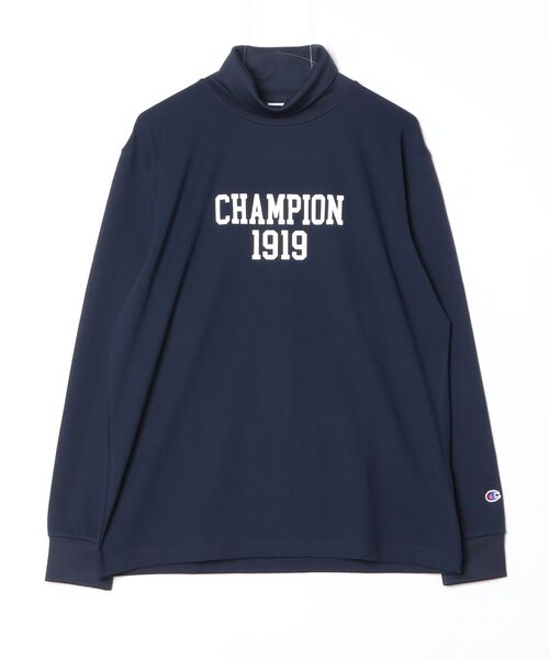 Champion Golf(チャンピオンゴルフ)の「【Champion/チャンピオン】メンズ GOLF ロングスリーブタートルネックシャツ(Tシャツ/カットソー・メンズ・ブラック/ネイビー/オフホワイト・X-LARGE/MEDIUM/LARGE)」の3枚目の写真