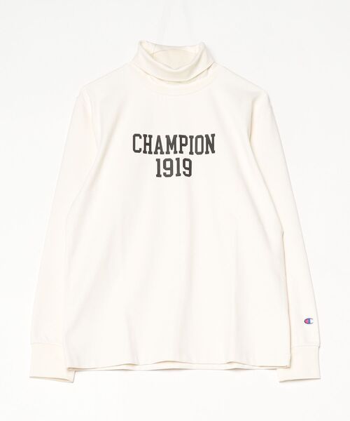 Champion Golf(チャンピオンゴルフ)の「【Champion/チャンピオン】メンズ GOLF ロングスリーブタートルネックシャツ(Tシャツ/カットソー・メンズ・ブラック/ネイビー/オフホワイト・X-LARGE/MEDIUM/LARGE)」の1枚目の写真