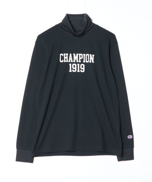 Champion Golf(チャンピオンゴルフ)の「【Champion/チャンピオン】メンズ GOLF ロングスリーブタートルネックシャツ(Tシャツ/カットソー・メンズ・ブラック/ネイビー/オフホワイト・X-LARGE/MEDIUM/LARGE)」の2枚目の写真