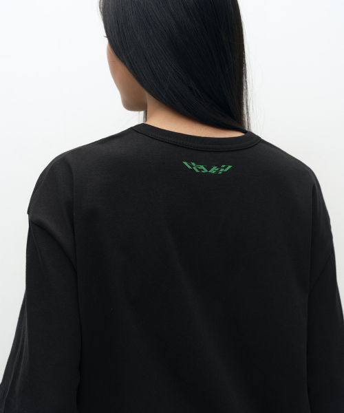 MUSINSA STANDARD WOMAN（ムシンサスタンダードウーマン）の「[NCT 127 コラボ] BLINGY ソムムンチル Tシャツ [ブラック]（Tシャツ/カットソー・レディース・その他・MEDIUM/SMALL）」の5枚目の写真