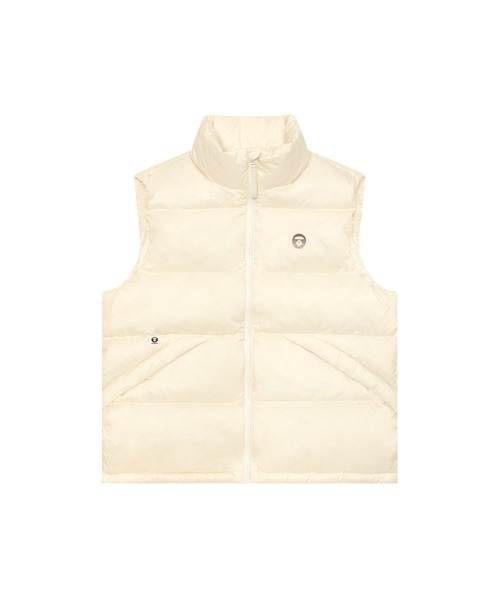 AAPE BY A BATHING APE(エーエイプバイアベイシングエイプ)の「AAPE NOW DOWN VEST(ダウンベスト・メンズ・アイボリー/ブラック/ネイビー/オレンジ系その他6・X-LARGE/SMALL/MEDIUM/LARGE/XX-LARGE)」の2枚目の写真