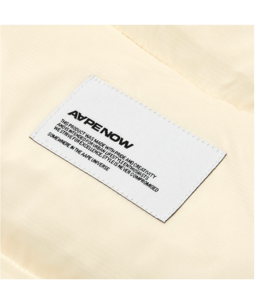 AAPE BY A BATHING APE(エーエイプバイアベイシングエイプ)の「AAPE NOW DOWN VEST(ダウンベスト・メンズ・アイボリー/ブラック/ネイビー/オレンジ系その他6・X-LARGE/SMALL/MEDIUM/LARGE/XX-LARGE)」の5枚目の写真