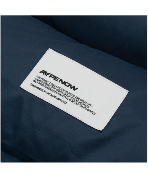 AAPE BY A BATHING APE(エーエイプバイアベイシングエイプ)の「AAPE NOW DOWN VEST(ダウンベスト・メンズ・アイボリー/ブラック/ネイビー/オレンジ系その他6・X-LARGE/SMALL/MEDIUM/LARGE/XX-LARGE)」の6枚目の写真