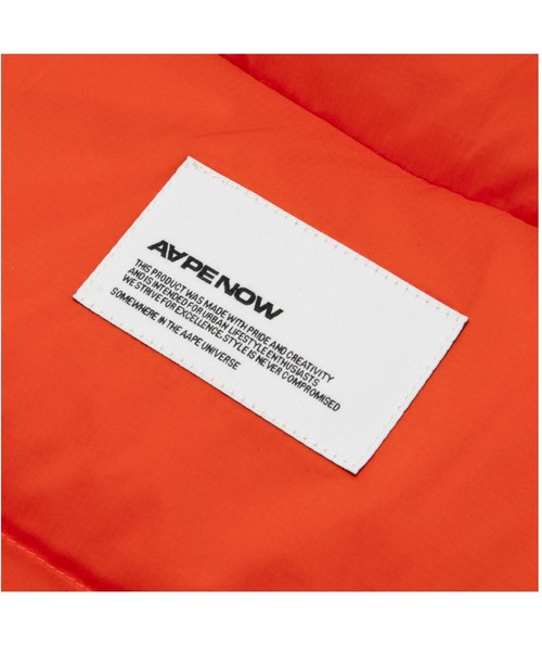 AAPE BY A BATHING APE(エーエイプバイアベイシングエイプ)の「AAPE NOW DOWN VEST(ダウンベスト・メンズ・アイボリー/ブラック/ネイビー/オレンジ系その他6・X-LARGE/SMALL/MEDIUM/LARGE/XX-LARGE)」の12枚目の写真