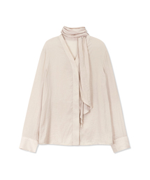 SCARF BLOUSE (2color)
