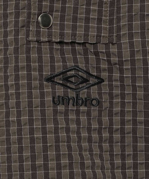 UMBRO(アンブロ)の「【umbro/アンブロ】コラボ/チェック柄アノラックパーカー(テーラードジャケット・メンズ・グレー/ブラウン・FREE)」の14枚目の写真