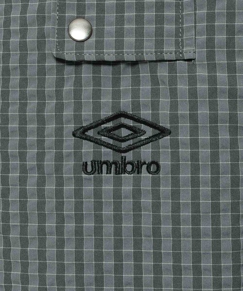 UMBRO(アンブロ)の「【umbro/アンブロ】コラボ/チェック柄アノラックパーカー(テーラードジャケット・メンズ・グレー/ブラウン・FREE)」の17枚目の写真