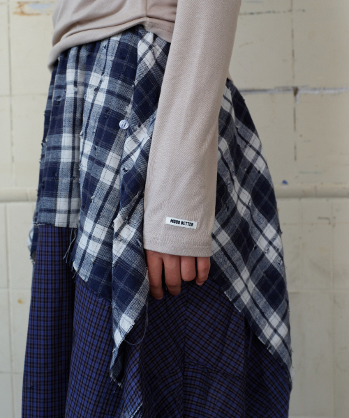 MOODBETTER(ムード ベター)の「BASIC COLOR LONG SLEEVE BEIGE(Tシャツ/カットソー・レディース・その他・FREE)」の2枚目の写真