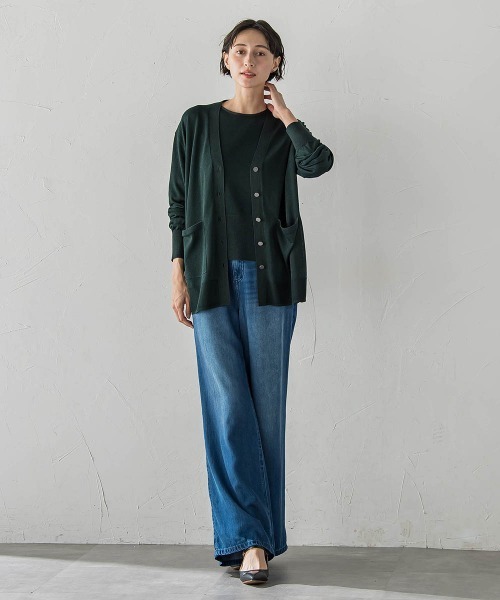 la.f…(ラエフ)の「SARIカーディガン(カーディガン/ボレロ・レディース・グリーン/ピンク/ベージュ・9号)」の19枚目の写真