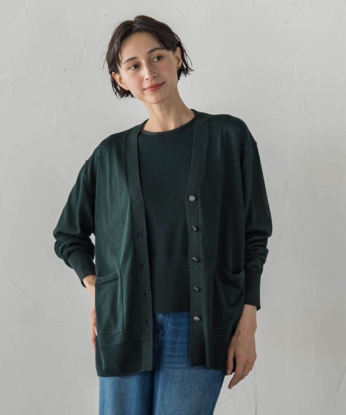 la.f…(ラエフ)の「SARIカーディガン(カーディガン/ボレロ・レディース・グリーン/ピンク/ベージュ・9号)」の13枚目の写真